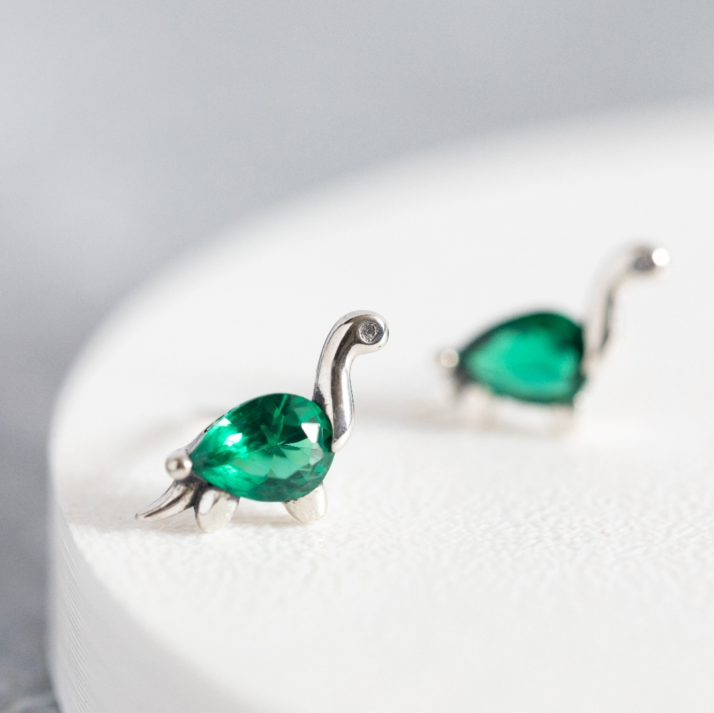 Dainty Dinosaur Studs (S925) - Picture 4 of 7